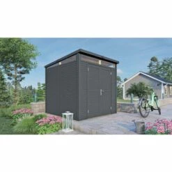 ALPHOLZ Cabane à Outils WoodlinePent Rhombus Pulto Traitement Des Couleurs 6 ALPHOLZ Cabane à Outils WoodlinePent Rhombus Pulto Traitement Des Couleurs -France Abri de jardin Soldes Boutique 65180748 2