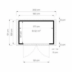 ALPHOLZ Cabane à Outils Alisha Naturel , 14 Mm Épaisseur De Paroi 202 X 131 Cm - Sans Traitement De Couleur 9 ALPHOLZ Cabane à Outils Alisha Naturel , 14 Mm Épaisseur De Paroi 202 X 131 Cm - Sans Traitement De Couleur -France Abri de jardin Soldes Boutique 65180750 3