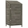 VidaXL Remise De Jardin Anthracite 55x52x112 Cm Bois De Sapin Solide - Anthracite -France Abri de jardin Soldes Boutique 65296971 1