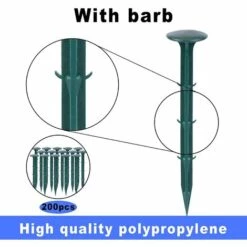 OSQI Piquets De Fixation De Jardin En Plastique, Piquets De Jardin Pour La Fixation Des Chiffons Anti-mauvaises Herbes Protection UV (200 Pièces, Vert) 10 OSQI Piquets De Fixation De Jardin En Plastique, Piquets De Jardin Pour La Fixation Des Chiffons Anti-mauvaises Herbes Protection UV (200 Pièces, Vert) -France Abri de jardin Soldes Boutique 65502366 4