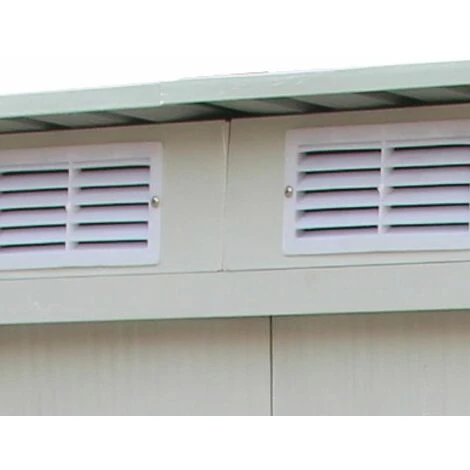 Abri De Jardin En Métal Gardiun Buckingham - 2,43 M² Ext. 121x201x176 Cm Acier Galvanisé Vert 6 Abri De Jardin En Métal Gardiun Buckingham - 2,43 M² Ext. 121x201x176 Cm Acier Galvanisé Vert – Image 4