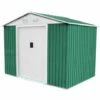 GARDIUN Abri De Jardin En Métal Cambridge - 4,72 M² Ext. 181x261x198 Cm Acier Galvanisé Vert 1 GARDIUN Abri De Jardin En Métal Cambridge - 4,72 M² Ext. 181x261x198 Cm Acier Galvanisé Vert -France Abri de jardin Soldes Boutique 6616893 1