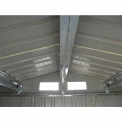 GARDIUN Abri De Jardin En Métal Cambridge - 4,72 M² Ext. 181x261x198 Cm Acier Galvanisé Vert -France Abri de jardin Soldes Boutique 6616893 5