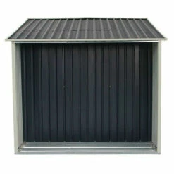 GARDIUN Abri De Jardin En Métal Ontario Avec Range Bûches- 5,31 M² Ext. 191x278x195 Cm Acier Galvanisé Gris Anthracite 11 GARDIUN Abri De Jardin En Métal Ontario Avec Range Bûches- 5,31 M² Ext. 191x278x195 Cm Acier Galvanisé Gris Anthracite -France Abri de jardin Soldes Boutique 6616910 5