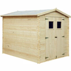 GARDIUN Abri De Jardin En Bois Massif Alexander II - 5,52 M² Ext. 256x216x218 Cm Toiture D'Asphalte 7 GARDIUN Abri De Jardin En Bois Massif Alexander II - 5,52 M² Ext. 256x216x218 Cm Toiture D'Asphalte -France Abri de jardin Soldes Boutique 6616926 2