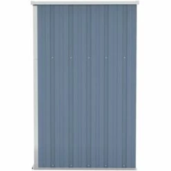Abri De Jardin Mural Acier Galvanisé Gris 118x100x178 Cm VidaXL 10 Abri De Jardin Mural Acier Galvanisé Gris 118x100x178 Cm VidaXL -France Abri de jardin Soldes Boutique 66391069 4