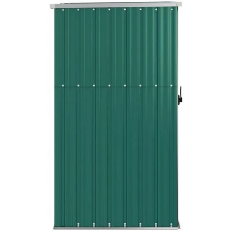 VidaXL Abri à Outils De Jardin Vert 88x89x161 Cm Acier Galvanisé - Vert 6 VidaXL Abri à Outils De Jardin Vert 88x89x161 Cm Acier Galvanisé - Vert – Image 4