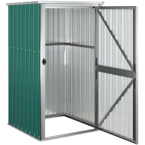 VidaXL Abri à Outils De Jardin Vert 88x89x161 Cm Acier Galvanisé - Vert 7 VidaXL Abri à Outils De Jardin Vert 88x89x161 Cm Acier Galvanisé - Vert – Image 5