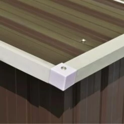 LES TENDANCES Abri De Jardin 257 X 298 X 178 Cm Métal Marron 10 LES TENDANCES Abri De Jardin 257 X 298 X 178 Cm Métal Marron -France Abri de jardin Soldes Boutique 66926383 4