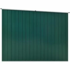 LES TENDANCES Abri De Jardin Vert 195x198x159 Cm Acier Galvanisé 10 LES TENDANCES Abri De Jardin Vert 195x198x159 Cm Acier Galvanisé -France Abri de jardin Soldes Boutique 66926941 4