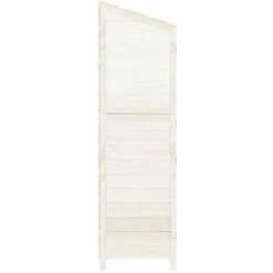 TRUE DEAL Remise De Jardin Blanc 55x52x174,5 Cm Bois De Sapin Solide 11 TRUE DEAL Remise De Jardin Blanc 55x52x174,5 Cm Bois De Sapin Solide -France Abri de jardin Soldes Boutique 67293491 5