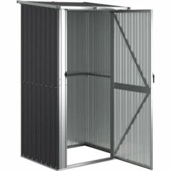 TRUE DEAL Abri De Jardin Anthracite 118,5x97x209,5 Cm Acier Galvanisé -France Abri de jardin Soldes Boutique 67293759 3