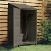 TRUE DEAL Remise De Jardin Anthracite 55x52x112 Cm Bois De Sapin Solide -France Abri de jardin Soldes Boutique 67294099 1