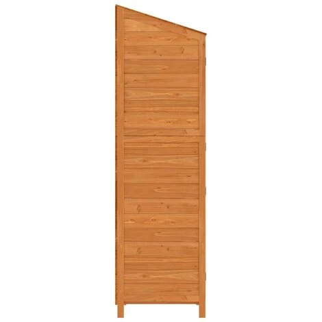 TRUE DEAL Remise De Jardin Marron 102x52x174,5 Cm Bois De Sapin Solide 7 TRUE DEAL Remise De Jardin Marron 102x52x174,5 Cm Bois De Sapin Solide – Image 5