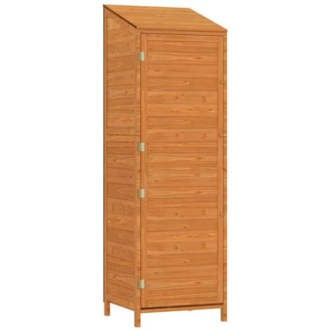TRUE DEAL Remise De Jardin Marron 55x52x174,5 Cm Bois De Sapin Solide 4 TRUE DEAL Remise De Jardin Marron 55x52x174,5 Cm Bois De Sapin Solide – Image 2