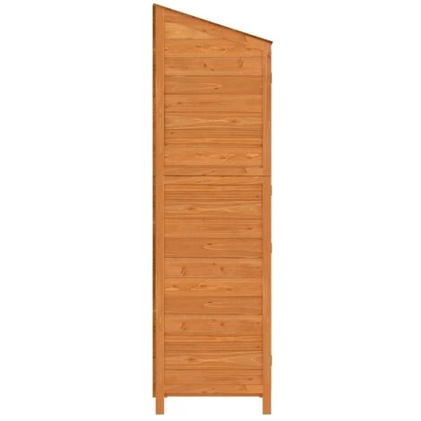 TRUE DEAL Remise De Jardin Marron 55x52x174,5 Cm Bois De Sapin Solide 7 TRUE DEAL Remise De Jardin Marron 55x52x174,5 Cm Bois De Sapin Solide – Image 5