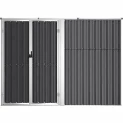 TRUE DEAL Abri à Outils De Jardin Anthracite 225x89x161cm Acier Galvanisé 9 TRUE DEAL Abri à Outils De Jardin Anthracite 225x89x161cm Acier Galvanisé -France Abri de jardin Soldes Boutique 67295668 3