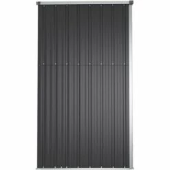 TRUE DEAL Abri à Outils De Jardin Anthracite 225x89x161cm Acier Galvanisé 11 TRUE DEAL Abri à Outils De Jardin Anthracite 225x89x161cm Acier Galvanisé -France Abri de jardin Soldes Boutique 67295668 5