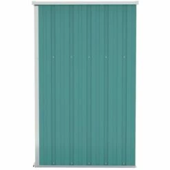 TRUE DEAL Remise De Jardin Murale Vert 118x100x178 Cm Acier Galvanisé -France Abri de jardin Soldes Boutique 67299942 4