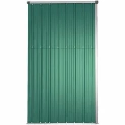 TRUE DEAL Abri à Outils De Jardin Vert 225x89x161 Cm Acier Galvanisé 11 TRUE DEAL Abri à Outils De Jardin Vert 225x89x161 Cm Acier Galvanisé -France Abri de jardin Soldes Boutique 67300306 5