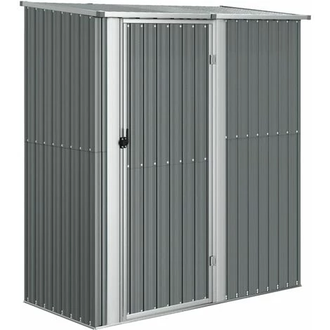 TRUE DEAL Abri à Vélos De Jardin Gris 180,5x97x209,5 Cm Acier Galvanisé 4 TRUE DEAL Abri à Vélos De Jardin Gris 180,5x97x209,5 Cm Acier Galvanisé – Image 2