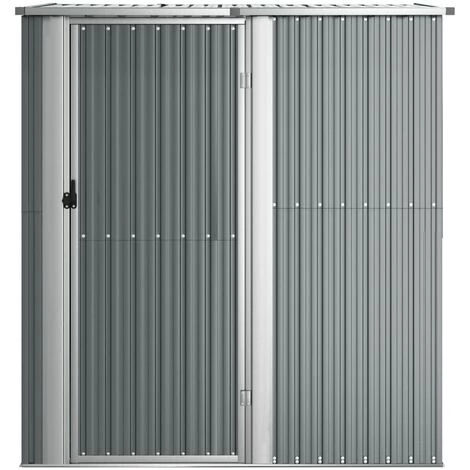 TRUE DEAL Abri à Vélos De Jardin Gris 180,5x97x209,5 Cm Acier Galvanisé 5 TRUE DEAL Abri à Vélos De Jardin Gris 180,5x97x209,5 Cm Acier Galvanisé – Image 3