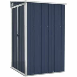 TRUE DEAL Remise De Jardin Murale Anthracite 118x100x178 Cm Acier -France Abri de jardin Soldes Boutique 67305281 2