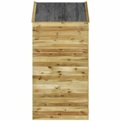 TRUE DEAL Abri à Outils Avec Porte 107x107x220 Cm Bois De Pin Imprégné 10 TRUE DEAL Abri à Outils Avec Porte 107x107x220 Cm Bois De Pin Imprégné -France Abri de jardin Soldes Boutique 67308590 4