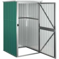 TRUE DEAL Abri à Outils De Jardin Vert 88x89x161 Cm Acier Galvanisé 11 TRUE DEAL Abri à Outils De Jardin Vert 88x89x161 Cm Acier Galvanisé -France Abri de jardin Soldes Boutique 67310194 5