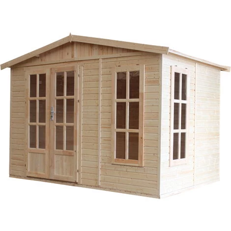 TIMBELA M334FB Cabane En Bois Avec Plancher, Avec Bardeaux Bitumineux Couleur VERT L332xP222xH232cm/6m2, Abri En Bois De Jardin Multifonctionnel, Bureau De Jardin En Bois Verrouillable, Atelier, Studio 3 TIMBELA M334FB Cabane En Bois Avec Plancher, Avec Bardeaux Bitumineux Couleur VERT L332xP222xH232cm/6m2, Abri En Bois De Jardin Multifonctionnel, Bureau De Jardin En Bois Verrouillable, Atelier, Studio