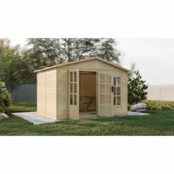 TIMBELA M334FB Cabane En Bois Avec Plancher, Avec Bardeaux Bitumineux Couleur VERT L332xP222xH232cm/6m2, Abri En Bois De Jardin Multifonctionnel, Bureau De Jardin En Bois Verrouillable, Atelier, Studio 11 TIMBELA M334FB Cabane En Bois Avec Plancher, Avec Bardeaux Bitumineux Couleur VERT L332xP222xH232cm/6m2, Abri En Bois De Jardin Multifonctionnel, Bureau De Jardin En Bois Verrouillable, Atelier, Studio -France Abri de jardin Soldes Boutique 67378406 5