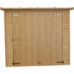TIMBELA M348 Abri De Jardin Extérieur En Bois - Abri En Pin/épicéa - H194 X 223 X 123cm / 2.1m2 -France Abri de jardin Soldes Boutique 67378422 4