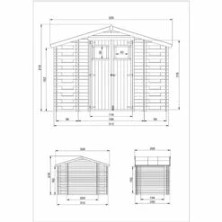 Abri De Jardin En Bois Et Range Bûches Extérieur AVEC SOL TRAITÉ TIMBELA M391 - Extérieur I206xL328xH218 Cm/ 3,53 + 0,97+0,97 M2 Petit Abri à Outils, Local à Vélos - Toit Imperméable, Fenêtres 10 Abri De Jardin En Bois Et Range Bûches Extérieur AVEC SOL TRAITÉ TIMBELA M391 - Extérieur I206xL328xH218 Cm/ 3,53 + 0,97+0,97 M2 Petit Abri à Outils, Local à Vélos - Toit Imperméable, Fenêtres -France Abri de jardin Soldes Boutique 67378426 4
