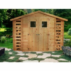 Abri De Jardin En Bois Et Range Bûches Extérieur AVEC SOL TRAITÉ TIMBELA M391 - Extérieur I206xL328xH218 Cm/ 3,53 + 0,97+0,97 M2 Petit Abri à Outils, Local à Vélos - Toit Imperméable, Fenêtres 11 Abri De Jardin En Bois Et Range Bûches Extérieur AVEC SOL TRAITÉ TIMBELA M391 - Extérieur I206xL328xH218 Cm/ 3,53 + 0,97+0,97 M2 Petit Abri à Outils, Local à Vélos - Toit Imperméable, Fenêtres -France Abri de jardin Soldes Boutique 67378426 5