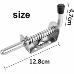 ENLENK 2 Pièces Verrou à Ressort Acier Inoxydable,Verrou De Porte à Ressort Porte Abri De Jardin 8 ENLENK 2 Pièces Verrou à Ressort Acier Inoxydable,Verrou De Porte à Ressort Porte Abri De Jardin -France Abri de jardin Soldes Boutique 67590901 2