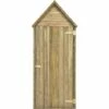 MAISONCHIC Abri à Outils De Jardin Cabane De Jardin Avec Porte 77x28x178cm Pinède Imprégnée