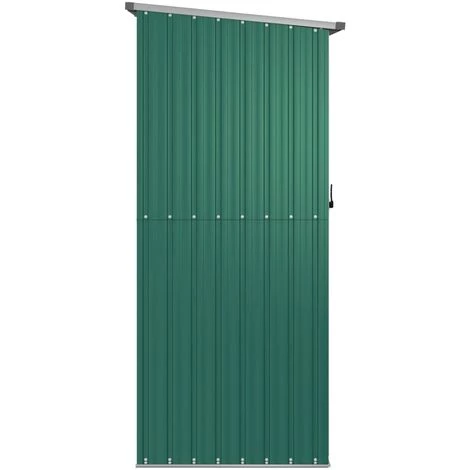 Abri à Vélos De Jardin Vert 180,5x97x209,5 Cm Acier Galvanisé VidaXL - Vert 7 Abri à Vélos De Jardin Vert 180,5x97x209,5 Cm Acier Galvanisé VidaXL - Vert – Image 5