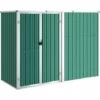 Abri à Outils De Jardin Vert 225x89x161 Cm Acier Galvanisé VidaXL - Vert 2 Abri à Outils De Jardin Vert 225x89x161 Cm Acier Galvanisé VidaXL - Vert -France Abri de jardin Soldes Boutique 67892739 1