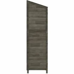 Remise De Jardin Anthracite 55x52x174,5 Cm Bois De Sapin Solide VidaXL - Anthracite 11 Remise De Jardin Anthracite 55x52x174,5 Cm Bois De Sapin Solide VidaXL - Anthracite -France Abri de jardin Soldes Boutique 67893323 5