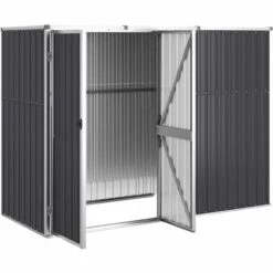 Abri à Outils De Jardin Anthracite 225x89x161cm Acier Galvanisé VidaXL - Anthracite 10 Abri à Outils De Jardin Anthracite 225x89x161cm Acier Galvanisé VidaXL - Anthracite -France Abri de jardin Soldes Boutique 67893547 4