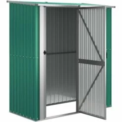 TRUE DEAL Abri à Vélos De Jardin Vert 180,5x97x209,5 Cm Acier Galvanisé -France Abri de jardin Soldes Boutique 67936743 4