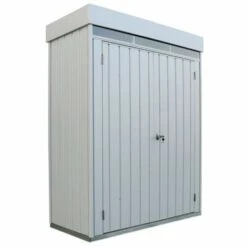 Ezooza Armoire De Rangement Palladium High Store 161,5 X 69,5 X 180 Cm à Deux Portes D'extérieur De Couleur Gris - Grigio 11 Ezooza Armoire De Rangement Palladium High Store 161,5 X 69,5 X 180 Cm à Deux Portes D'extérieur De Couleur Gris - Grigio -France Abri de jardin Soldes Boutique 68258562 5