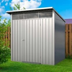Ezooza Abri De Jardin En Métal Palladium 6'x5' Duramax 196,5 X 199 X 229 Cm Couleur Gris - Grigio 9 Ezooza Abri De Jardin En Métal Palladium 6'x5' Duramax 196,5 X 199 X 229 Cm Couleur Gris - Grigio -France Abri de jardin Soldes Boutique 68258564 3