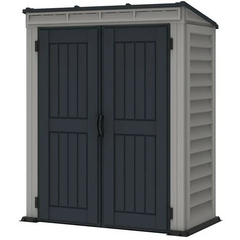 EZOOZA YardMate Pent Plus Abri De Jardin En PVC 170 X 92 Cm, Gris Clair Et Foncé - Grigio/Grigio Scuro 3 EZOOZA YardMate Pent Plus Abri De Jardin En PVC 170 X 92 Cm, Gris Clair Et Foncé - Grigio/Grigio Scuro