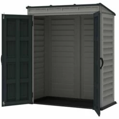 EZOOZA YardMate Pent Plus Abri De Jardin En PVC 170 X 92 Cm, Gris Clair Et Foncé - Grigio/Grigio Scuro 11 EZOOZA YardMate Pent Plus Abri De Jardin En PVC 170 X 92 Cm, Gris Clair Et Foncé - Grigio/Grigio Scuro -France Abri de jardin Soldes Boutique 68258566 5