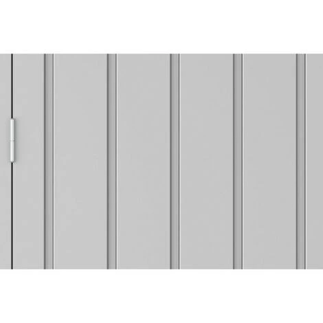 Ezooza Abri En Métal Palladium Duramax 8'x6' à Deux Portes 196,5 X 199 X 229 Cm Couleur Gris - Grigio 6 Ezooza Abri En Métal Palladium Duramax 8'x6' à Deux Portes 196,5 X 199 X 229 Cm Couleur Gris - Grigio – Image 5