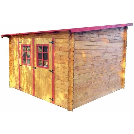 Habrita Abri En Madriers Massifs - Toit Multidirectionnel 3 Habrita Abri En Madriers Massifs - Toit Multidirectionnel