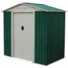GARDIUN Abri De Jardin En Métal Yorkshire - 2,43 M² Ext. 121x201x190 Cm Acier Galvanisé Vert 1 GARDIUN Abri De Jardin En Métal Yorkshire - 2,43 M² Ext. 121x201x190 Cm Acier Galvanisé Vert -France Abri de jardin Soldes Boutique 7901225 1