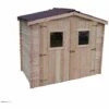 Habrita Abri DALIA Madriers 20 Mm Sans Plancher Toit Double Pente 5,71 M² -France Abri de jardin Soldes Boutique 8338833 1
