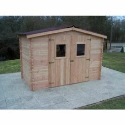 Habrita Abri DALIA Madriers Douglas 20 Mm Sans Plancher 5,24 M² -France Abri de jardin Soldes Boutique 8338834 3